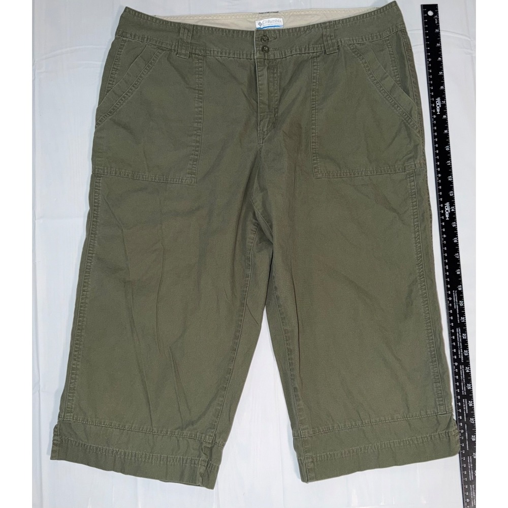 Columbia capri pants women 16 Green